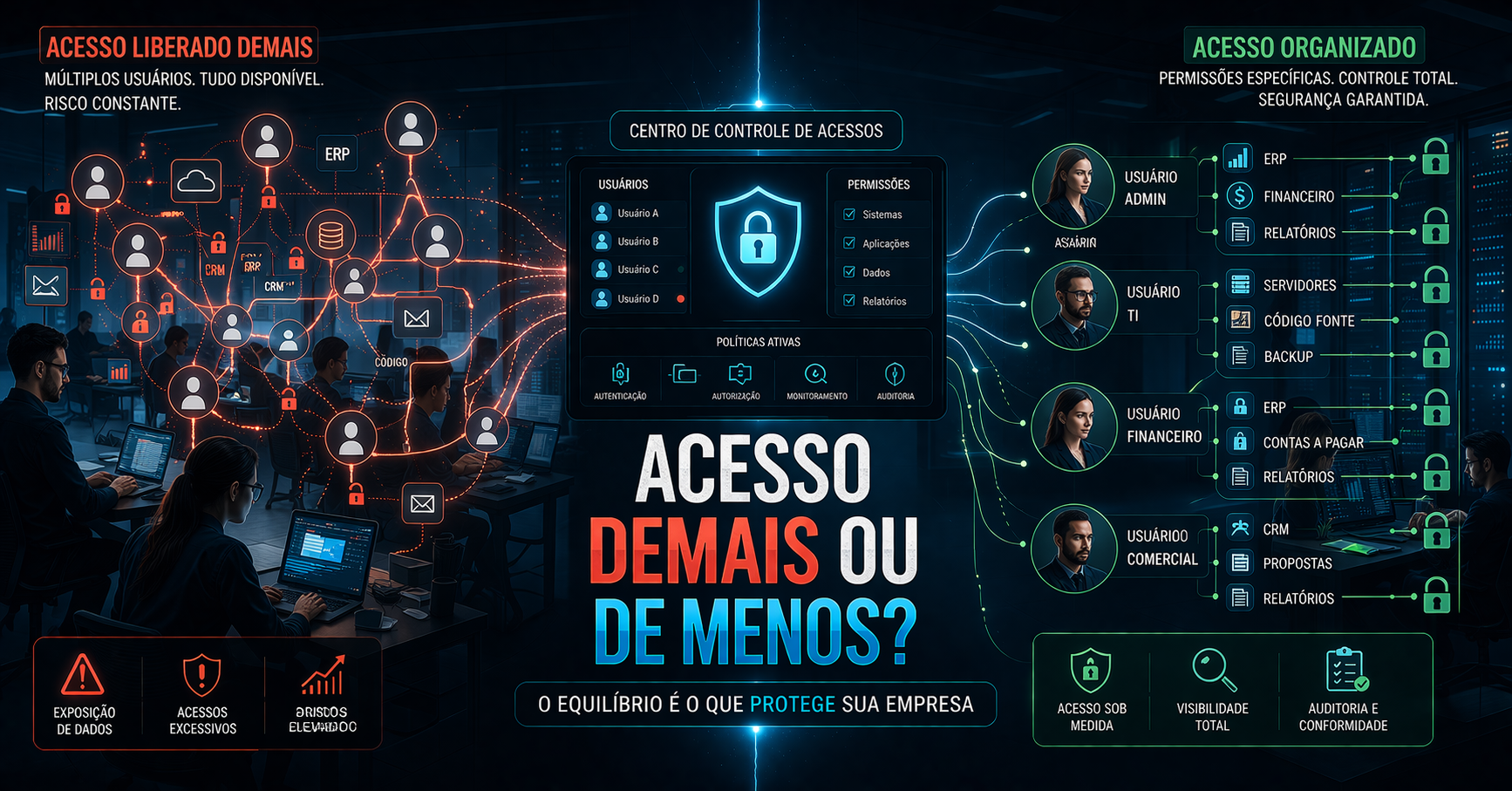 Leia mais sobre o artigo Como organizar permissões e acessos sem comprometer a operação