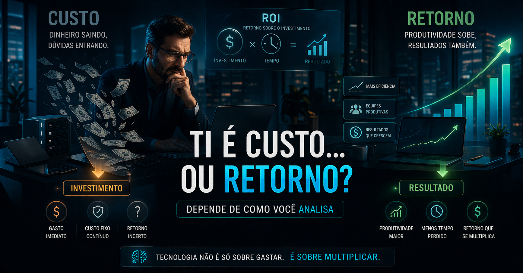 Leia mais sobre o artigo Como calcular o ROI de investir em TI na sua empresa