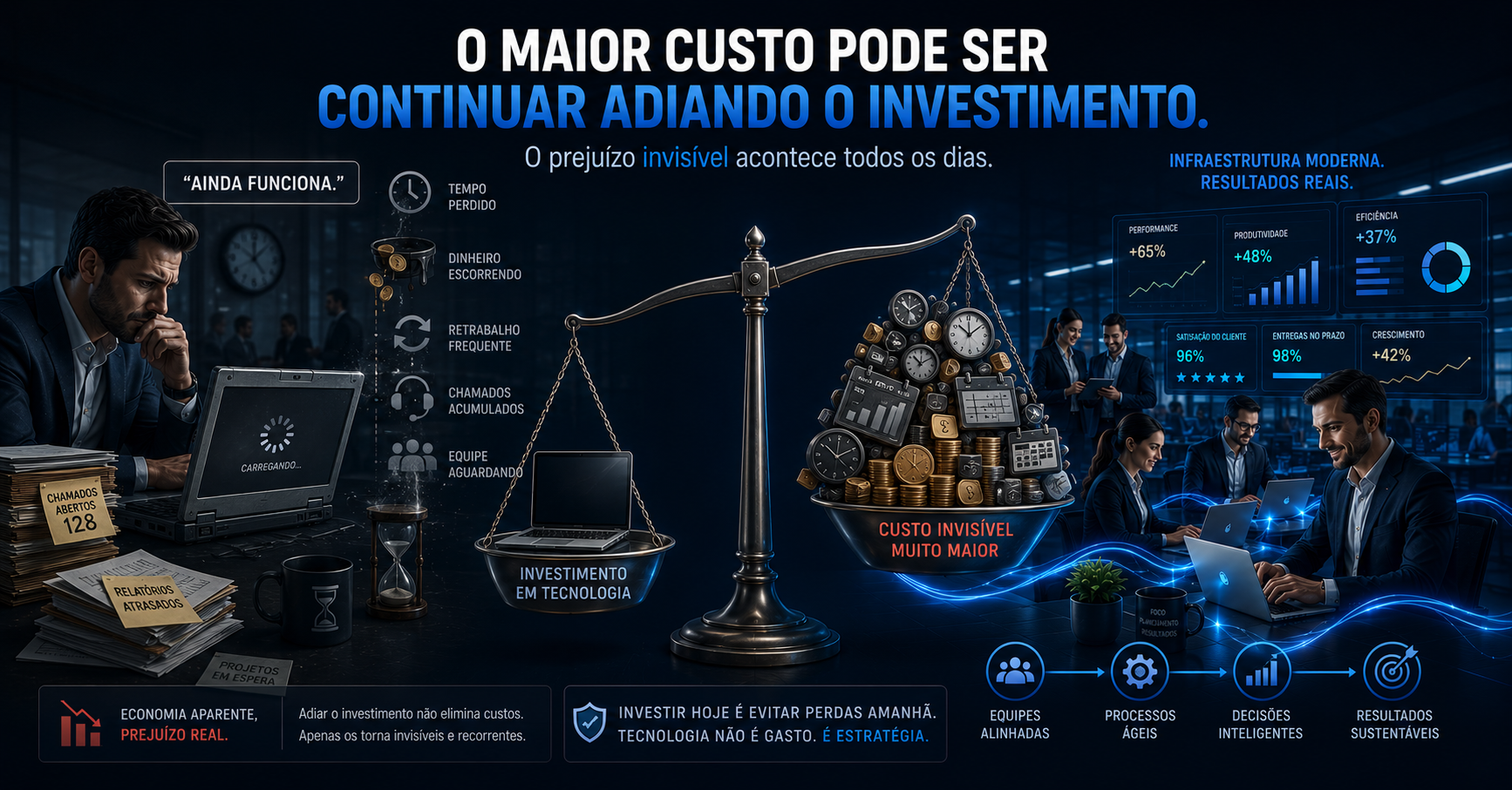 Leia mais sobre o artigo O custo invisível de adiar investimentos em tecnologia
