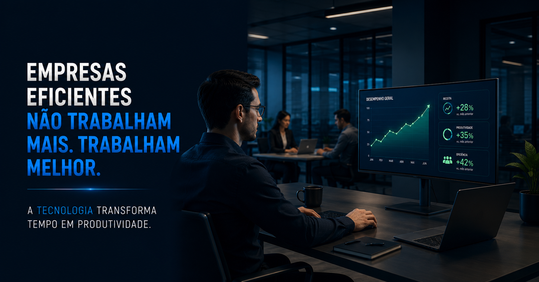 Leia mais sobre o artigo Empresas eficientes não trabalham mais: trabalham melhor. E a tecnologia explica isso.