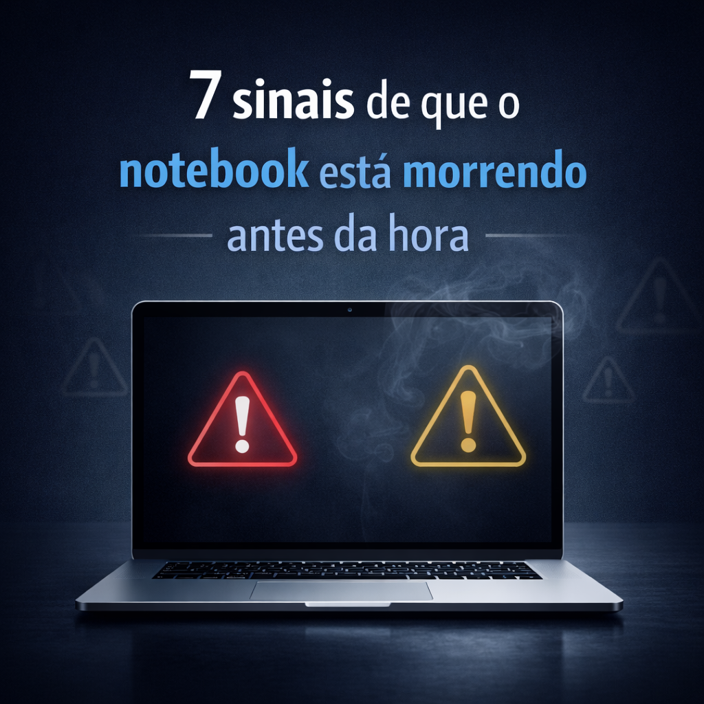 Leia mais sobre o artigo Os 7 sinais de que seus notebooks estão morrendo antes da hora (e como evitar prejuízo)