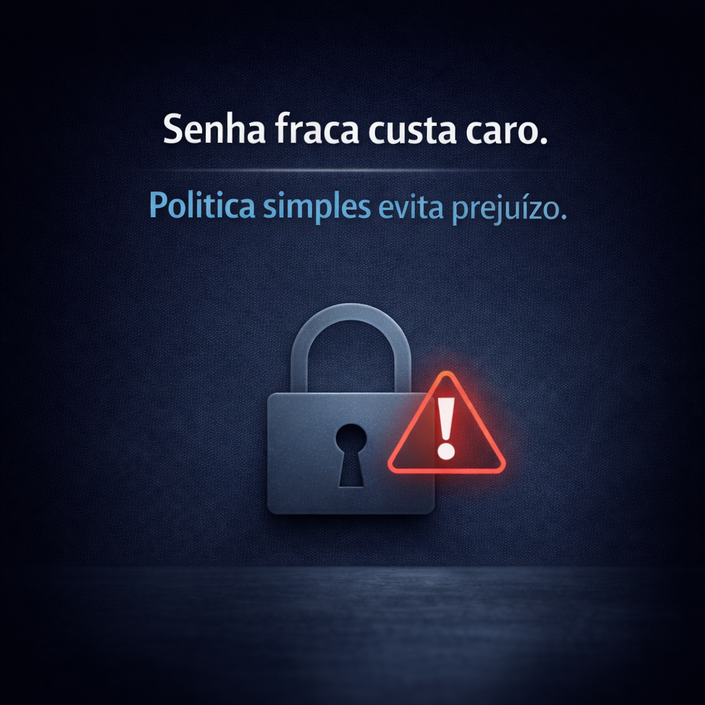 Leia mais sobre o artigo ✅ Política de senha e acesso: simples, barata e extremamente eficaz