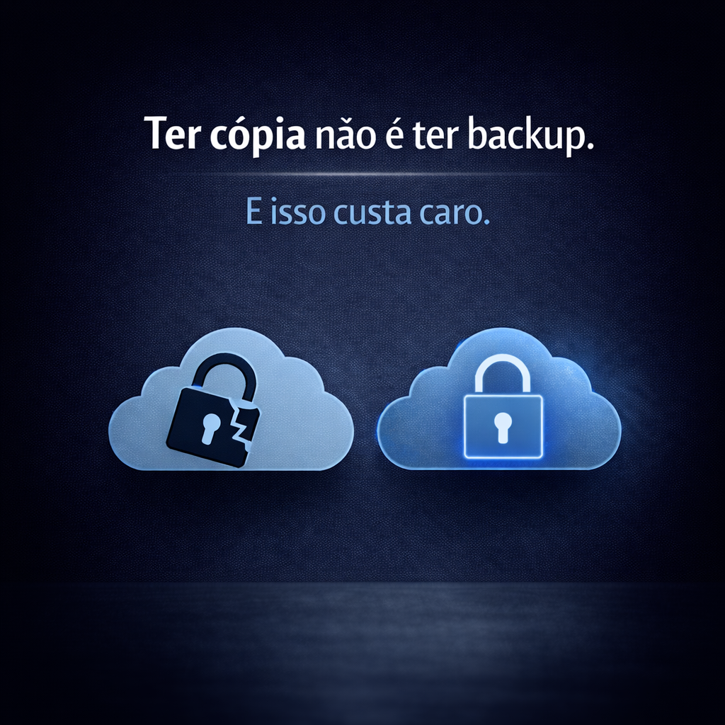 Leia mais sobre o artigo Backup corporativo: por que “ter cópia” não é o mesmo que estar seguro