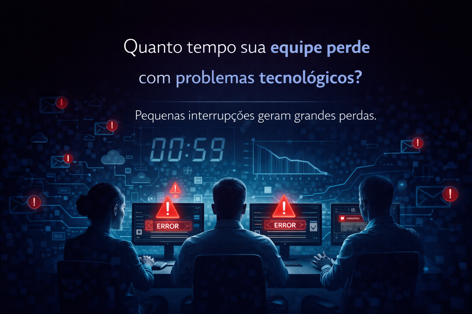 Leia mais sobre o artigo Como reduzir o tempo que sua equipe perde com problemas tecnológicos