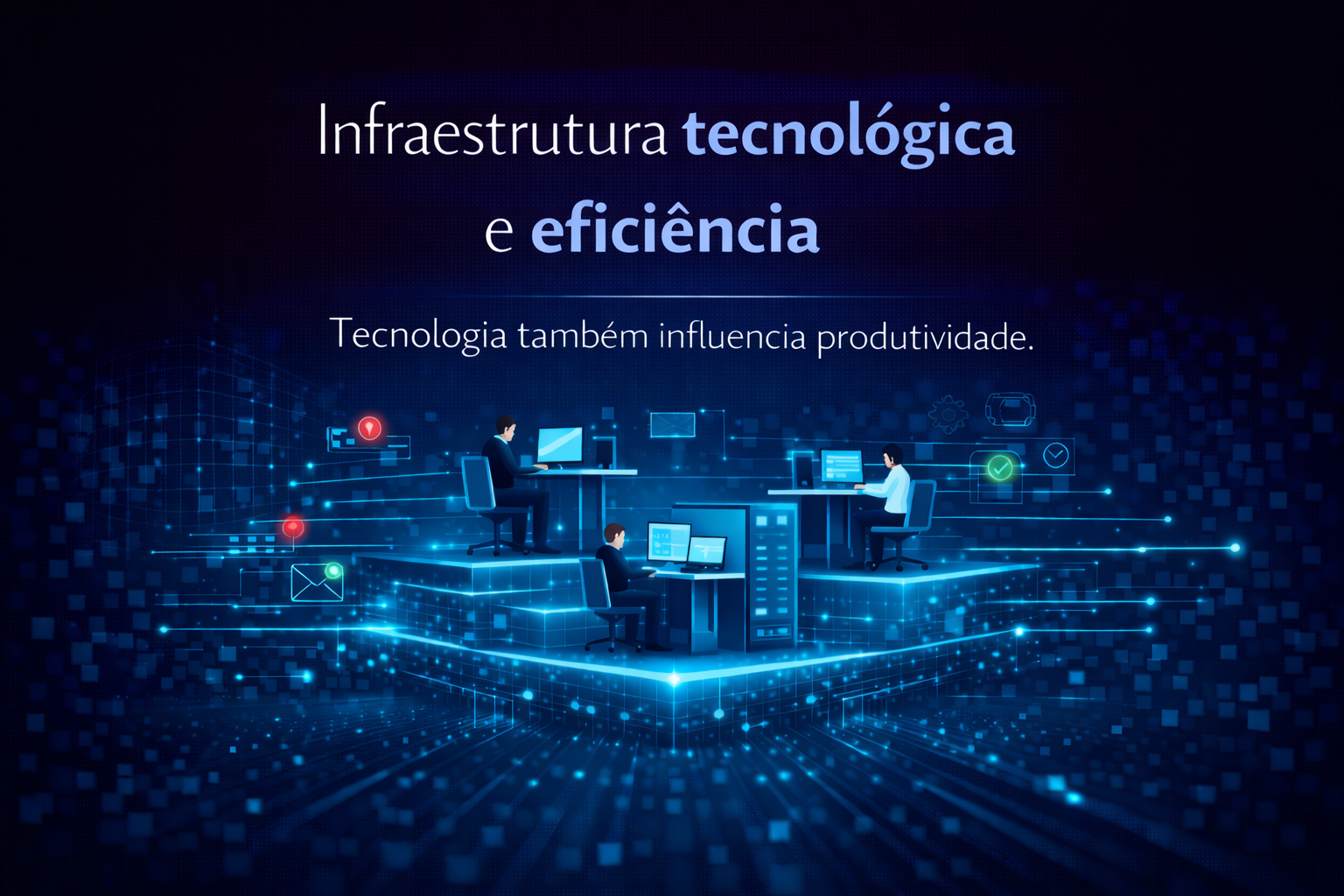 Leia mais sobre o artigo Como a infraestrutura tecnológica influencia a eficiência da sua empresa