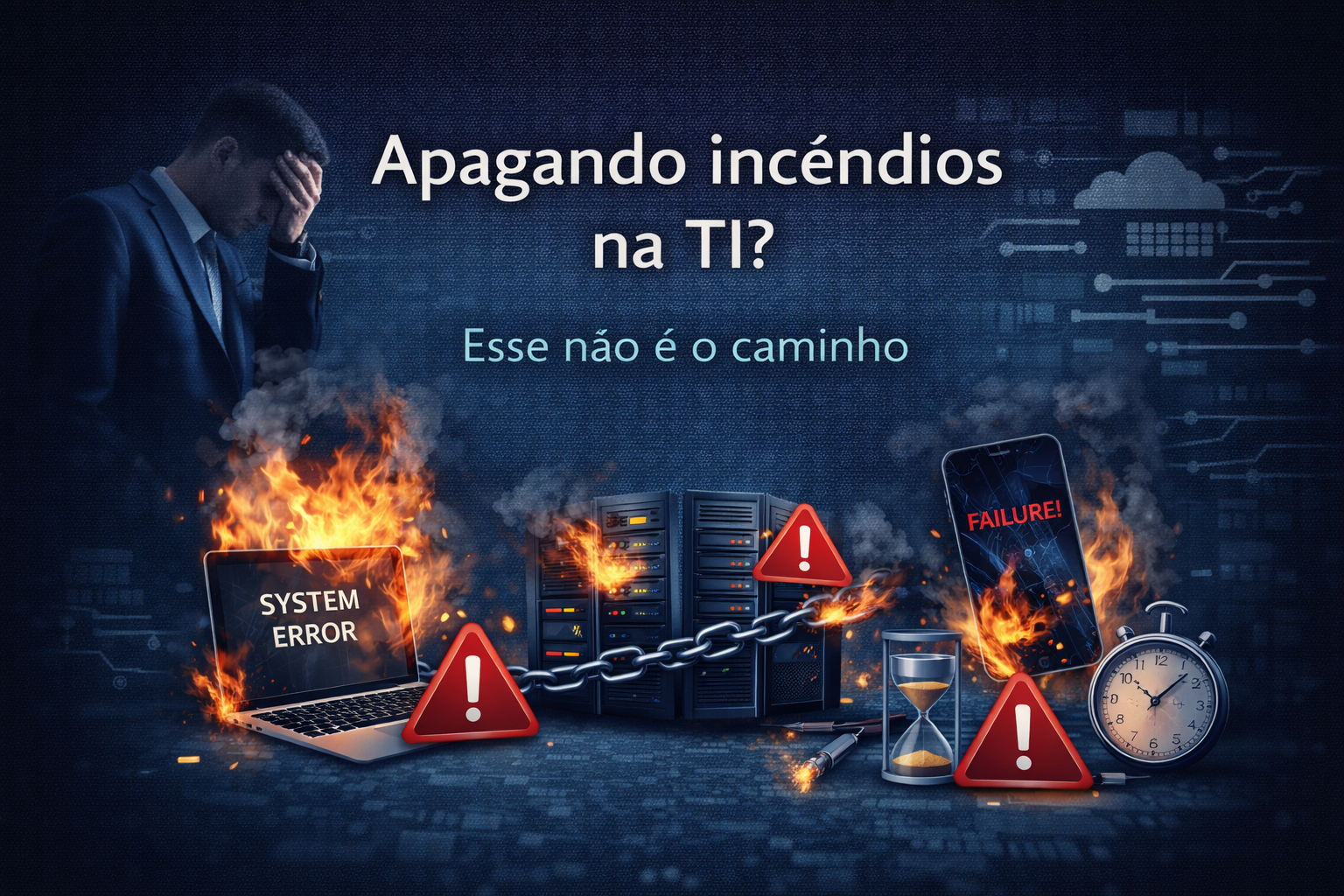 Leia mais sobre o artigo Por que sua empresa vive apagando incêndios na TI
