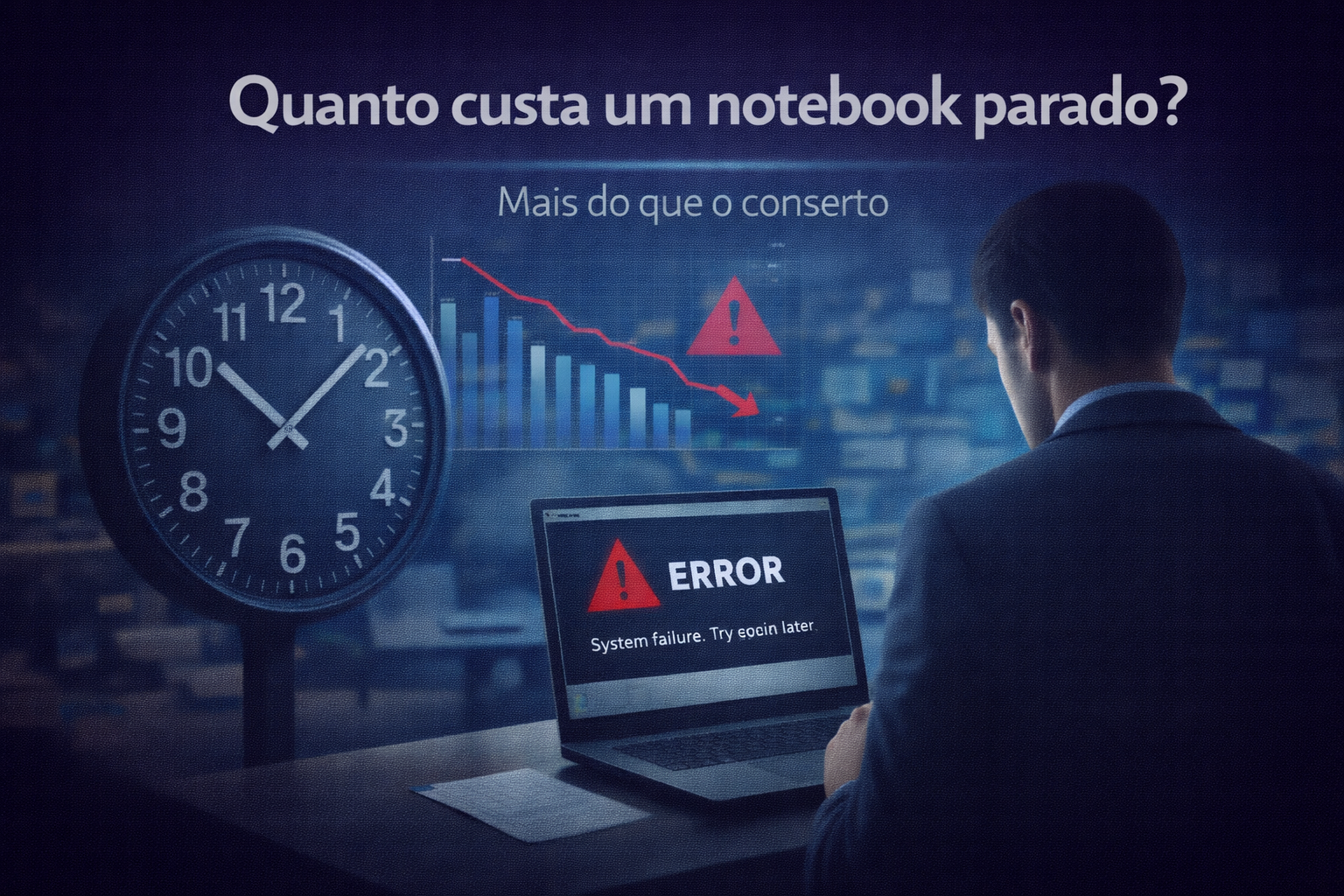 Leia mais sobre o artigo Quanto custa um notebook parado dentro de uma empresa? (e por que isso é mais grave do que parece)