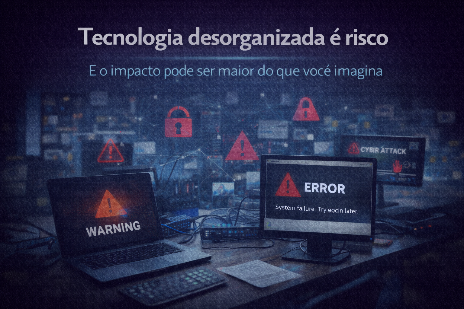 Leia mais sobre o artigo Riscos operacionais causados por tecnologia desorganizada na empresa