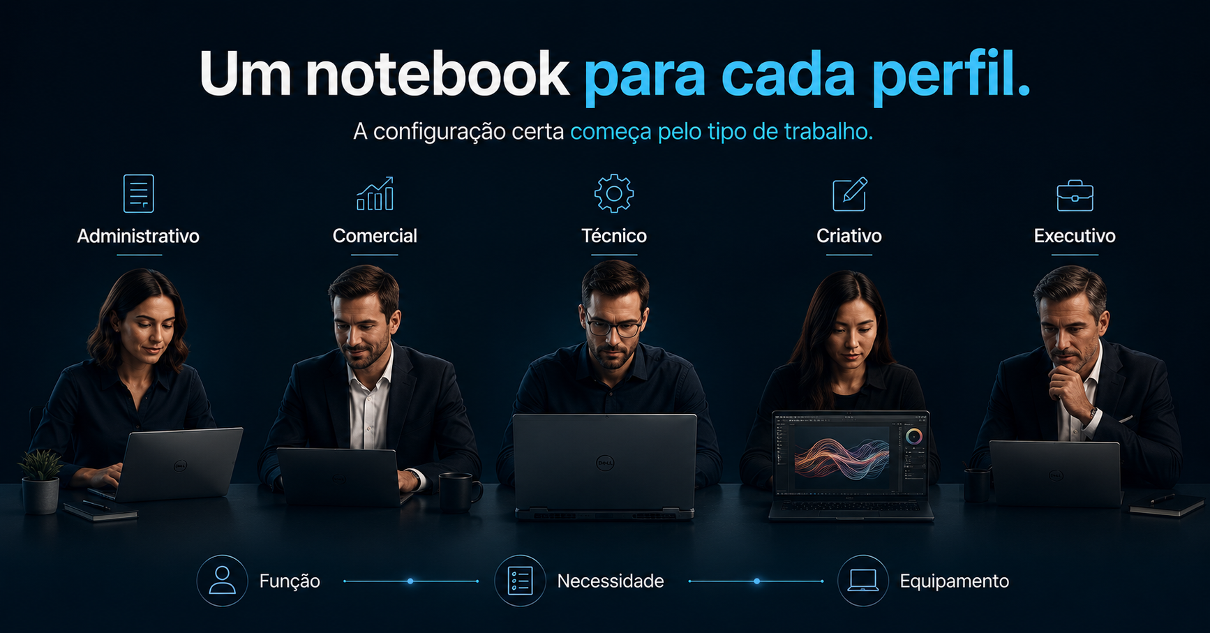 Leia mais sobre o artigo Um notebook para cada função: como criar perfis tecnológicos dentro da empresa